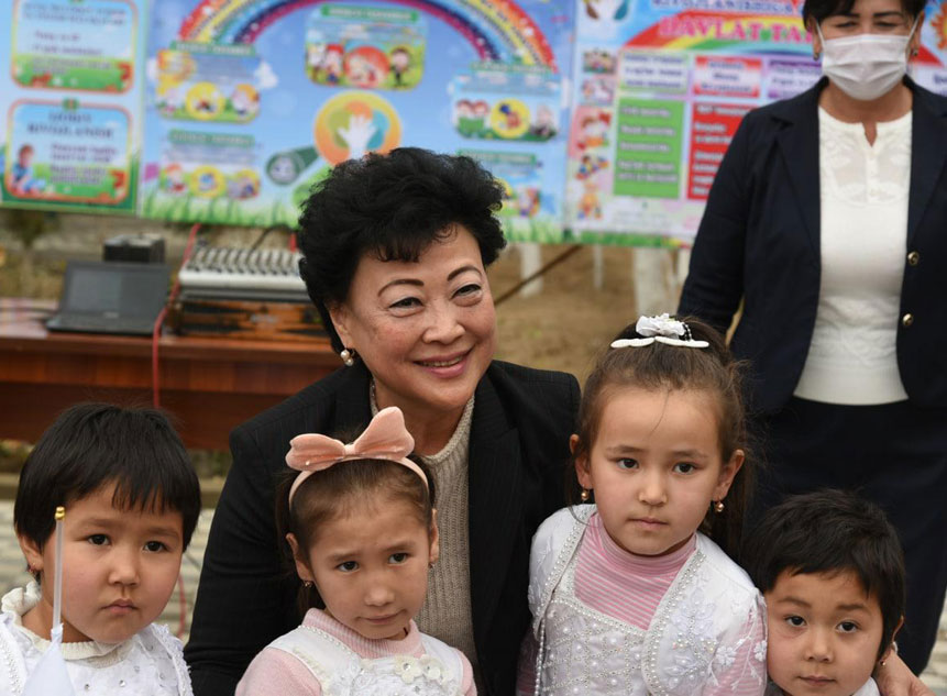 В Чиракчинском районе на базе педагогического колледжа открылся детский сад, рассчитанный на 200 мальчиков и девочек